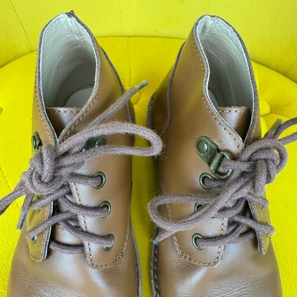 JANIE AND JACK Boy Shoes Leather Lace-Up Boot SIZE 10 - Picture 4 of 9